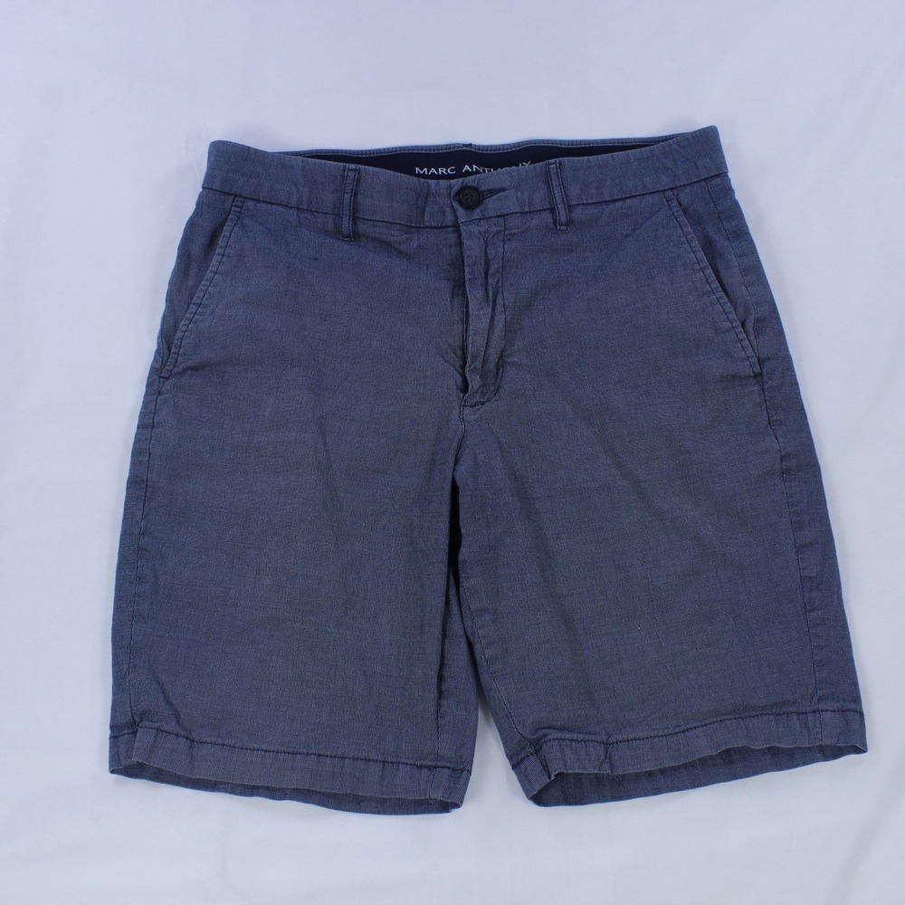 Marc Anthony Men's Slim Fit Chino Shorts – Blue-Gray – Size 32